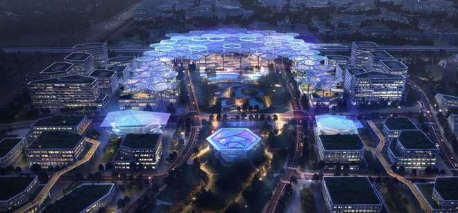 預(yù)計(jì)年底基本完工!43棵&ldquo;科技之樹(shù)&rdquo;閃耀未來(lái)科技城